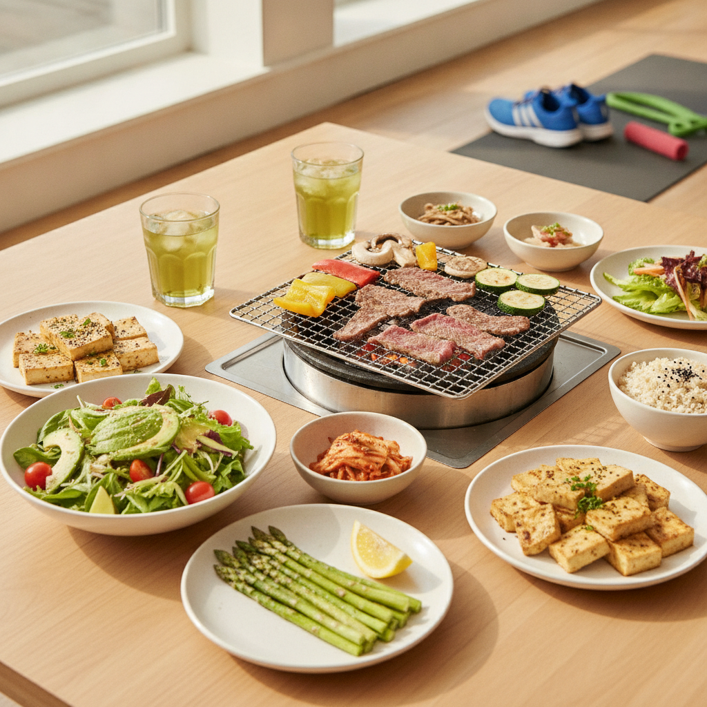 焼肉と一緒に食べるサイドメニューを工夫する